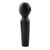 Buy the Rainbow Sucker 13-function Rechargeable Sucking & Vibrating Silicone Wand Massager in Black - Evolved Novelties