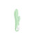 Buy the Air Pump Bunny 5+ 12-function Connect App-controlled Bluetooth Rechargeable Inflatable Silicone Rabbit Vibrator in Mint Green - EIS Satisfyer