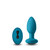 Buy The Inya Alpine 16-function Remote Control Rechargeable Vibrating & Gyrating Silicone Butt Plug in Teal Blue - NS Novelties