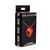 Buy the Charmed Charmed Rose Gold & Silicone 10-function Rechargeable Vibrating Heart Pendant Necklace - XR Brands