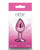 NS Novelties Rear Assets Aluminum Anal Plug  -Petite- Pink