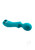 Evolved Novelties-Wanderful Sucker Rechargeable Silicone Dual Action Bodywand and Clitoral Stimulator - Teal