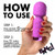 Bang!10X Mini Silicone Wand - Purple