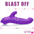 Curve Toys-Gossip- Blaster 7X Thrusting Silicone Rabbit Vibrator - Purple