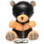 XR Brands-Master Series- Hooded Bondage Teddy Bear