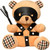 XR Brands- Master Series- BDSM Teddy Bear