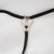 Sylvie Monthule Womens Silver Rare Pearl G-String