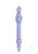 ICON BRANDS-Glass Menagerie Unicorn Glass Dildo Purple