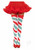 Holiday Ribbon Thigh High - O/S - Red/White/Green