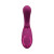 VIVE Gen Rechargeable Triple Motor G-Spot Vibrator with Pulse Wave and Vibrating Bristles- Pink