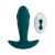 Gender X Tunnel Tapper Rechargeable Vibrating Anal Plug with Remote Teal