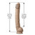 Buy the Giant Dick Rambone Realistic 17 inch Dildo with Suction Cup White Strap-On Harness Ready - Doc Johnson Made in the USA