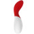 LELO MONA 2 6-function Rechargeable Silicone G-Spot Vibrator Red