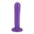 Buy the Silk Small Smooth Curved Silicone Dildo in Lavender Purple O-ring Strap-on harness ready - Tantus Inc