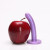 Tantus Silk Small Smooth Curved Silicone Dildo Lavender Purple