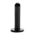 Buy the Silk Medium Smooth Curved Silicone Dildo in Onyx Black O-ring Strap-on harness ready - Tantus Inc