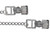 Spartacus Teeth Nipple Clamps with Chain Chrome
