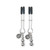 Buy the The Pinch Adjustable Tweezer-style Nipple Clamps - LoveHoney Fifty Shades of Grey by EL James Book Trilogy