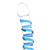 Buy the Icicles # 5 Hand Blown Glass Dildo in Blue & Clear Borosilicate - Pipedream Products