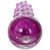 Buy the Icicles #7 Textured Hand Blown Glass Dildo in Purple & Clear Borosilicate - Pipedream Products