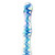 Buy the Icicles #8 Hand Blown Glass double ended Dildo in Blue & Clear Borosilicate - Pipedream Products