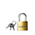Buy the Master Series Baton 40mm Brass Padlock with 2 Keys - XR Brands