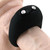 Je Joue Mio Silicone Rechargeable Vibrating Cock Ring Black