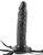 Fetish Fantasy Series Posable Partner Vibrating G-Spot 7 inch Strap-On Black