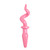 Buy the Spiraled Realistic Pink Pig Tail Butt Plug anal buttplug - XR Brands Master Series