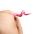 Buy the Spiraled Realistic Pink Pig Tail Butt Plug anal buttplug - XR Brands Master Series