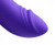 Frisky Orchid 10 Mode Realistic Silicone G-Spot Vibe Purple 