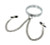 Chrome Slave Collar with Nipple Clamps Medium/Large