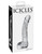 Buy the Icicles #61 Hand Blown Textured Glass G-Spot Dildo with Balls in Clear Borosilicate - Pipedream Products