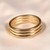 Buy the Men's Gold 12mm Penis Ring in 4 sizes - Sylvie Monthule Jewelry