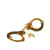 Buy the Fetish Fantasy Gold Deluxe Locking Golden Metal Handcuffs - Pipedream Products