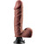 Real Feel Deluxe No. 10 10.75 inch Wallbanger Realistic Vibrating Dong Brown