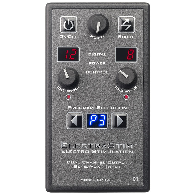 Buy the Sensavox EM140 Electro Stimulation Dual Channel Electrosex
