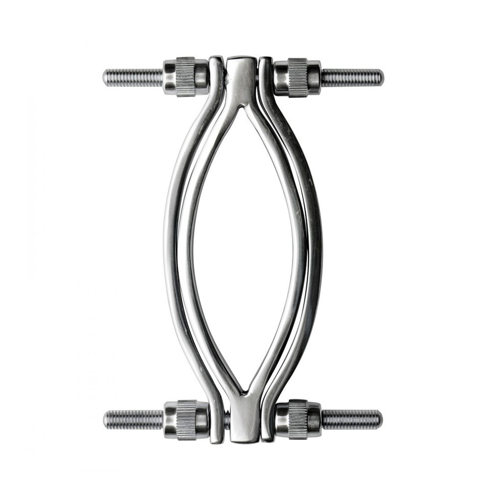 Buy the Stainless Steel Adjustable Vagina Clamp & Spreader XR Brands