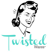 Twisted Wares Let's Get Baked Flour Sack Hang Tight Towel