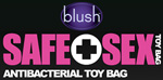 blush novelties safe sex toy bag
