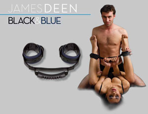 James Deen Black and Blue Right There G-Spot Handle