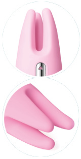 Svakom Cookie 3-function Rechargeable Silicone Massager with Moving Tentacles Pale Pink