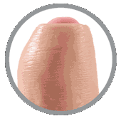 pipedreams king cock lenticular foreskin sliding flesh