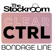 the stockroom clear ctrl see-thru bondage collection