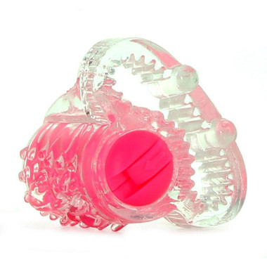 Screaming O ColorPOP LingO Vibrating Tongue Ring Pink - Dallas Novelty