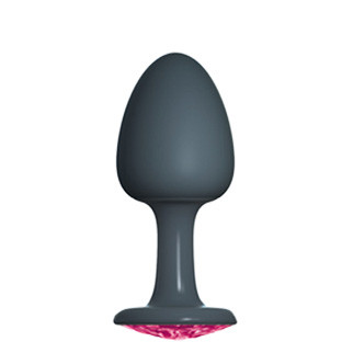 Buy the Geisha Plug Large Silicone Butt Plug with Ruby Crystal - Lovely  Planet Dorcel