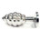 Buy the Stainless Steel Medium Threaded Anal Butt Plug with Clear Jeweled Base - Rouge Garments