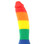 Buy the Colours Pride Edition 8 inch Realistic Rainbow Silicone Dong - NS Novelties