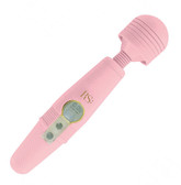 Rianne S Icons FemBot 9-function Rechargeable Body Wand Massager with LCD Screen Rose Pink