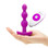 Buy the TripleT Remote Control Rechargeable Silicone 21-function Vibrating Anal Beads in Fuchsia Pink - COTR, Inc b-Vibe